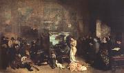 Gustave Courbet The Painter's Studio (mk22) USA oil painting reproduction